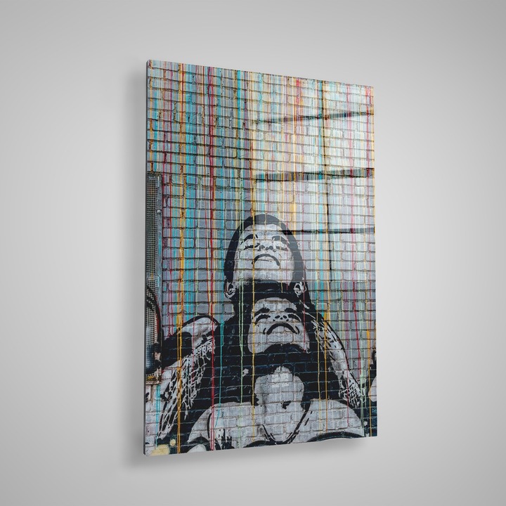 Tablou decorativ din sticla temperata, Wallity, 45x65cm, 4mm