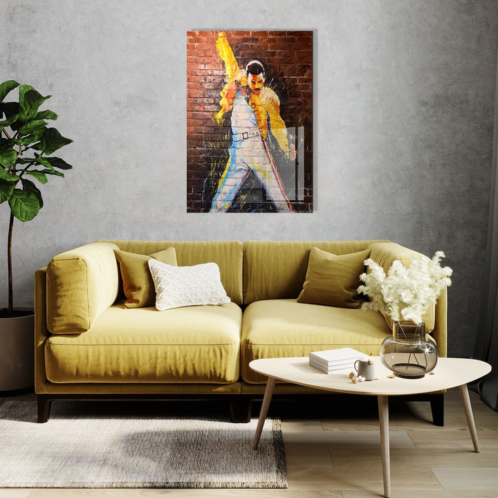 Dekoratív kép edzett üvegből, Wallity, 30x45cm