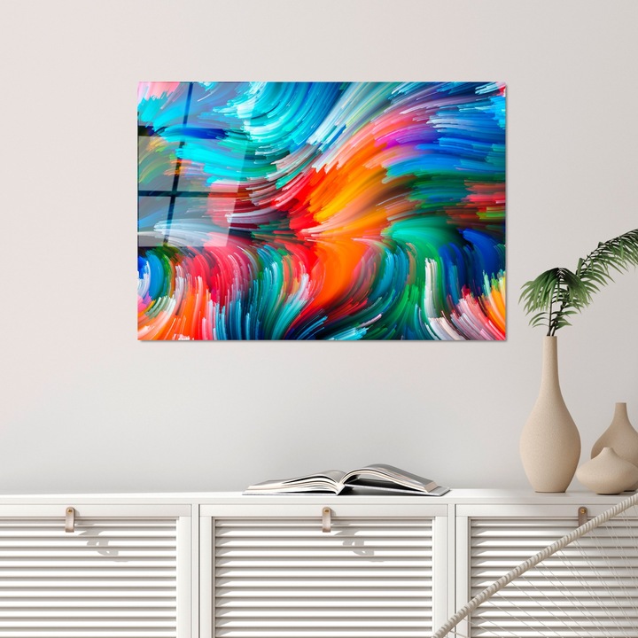 Edzett üvegfestmény, Wallity, 50x70cm, 4mm vastagság