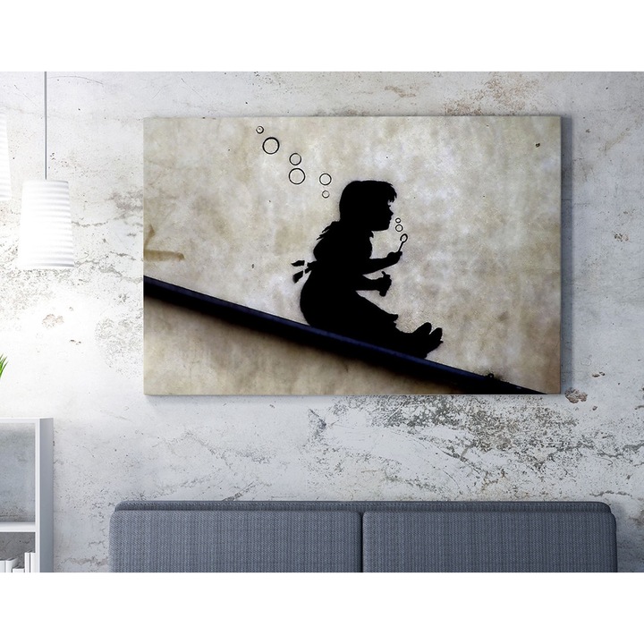 Dekoratív festmény, Wallity, 70x100cm, digitális nyomtatás, vászon, fakeret 2x3cm