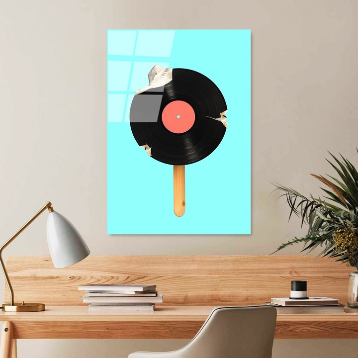 Edzett üvegfestmény, Wallity, 45x65cm, tartós nyomat