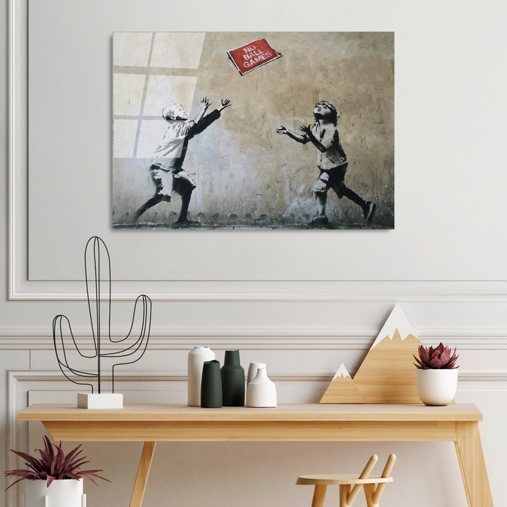 Edzett üvegből készült dekoratív kép, Wallity, 45x65cm, 4mm