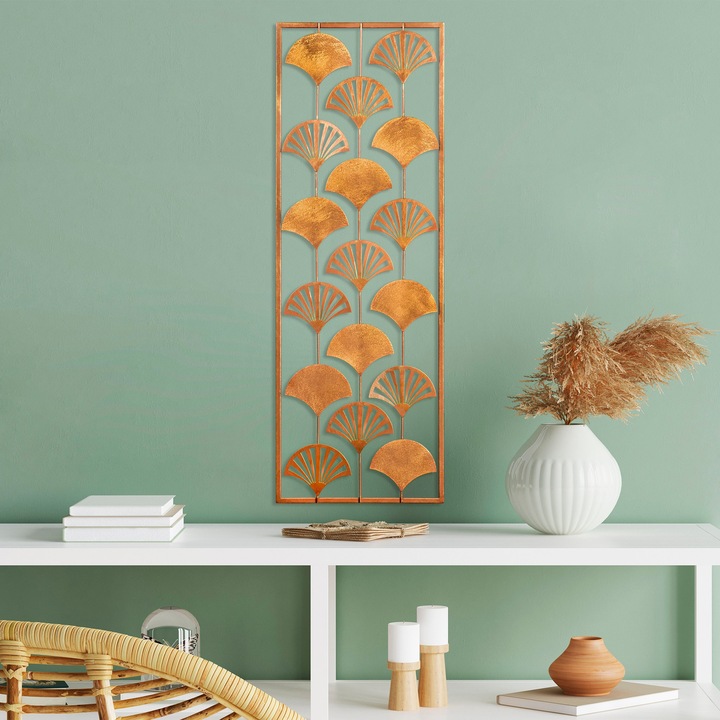 Dekoratív fém kiegészítő, Wallity, 32x90cm, kézzel készített, különböző színekben