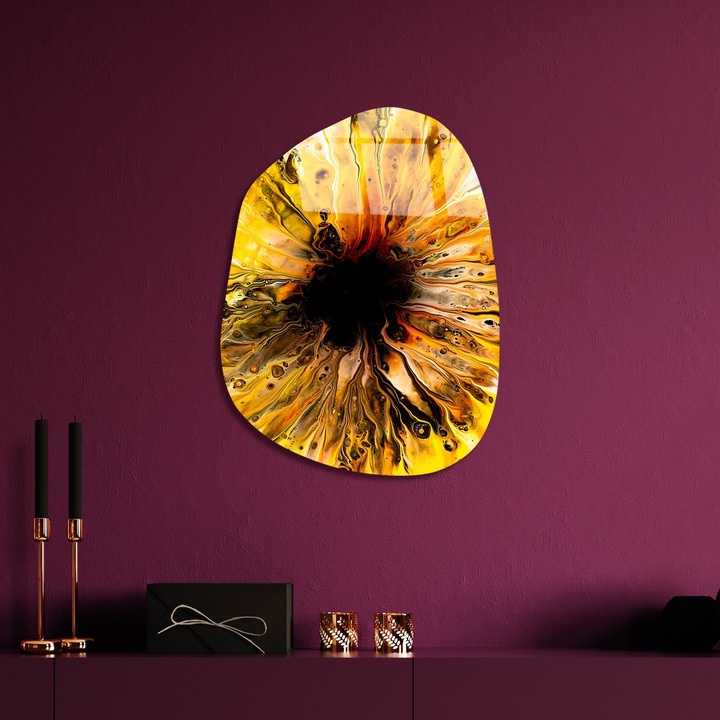 Edzett üvegfestmény, Wallity, 35x50cm, tartós nyomat