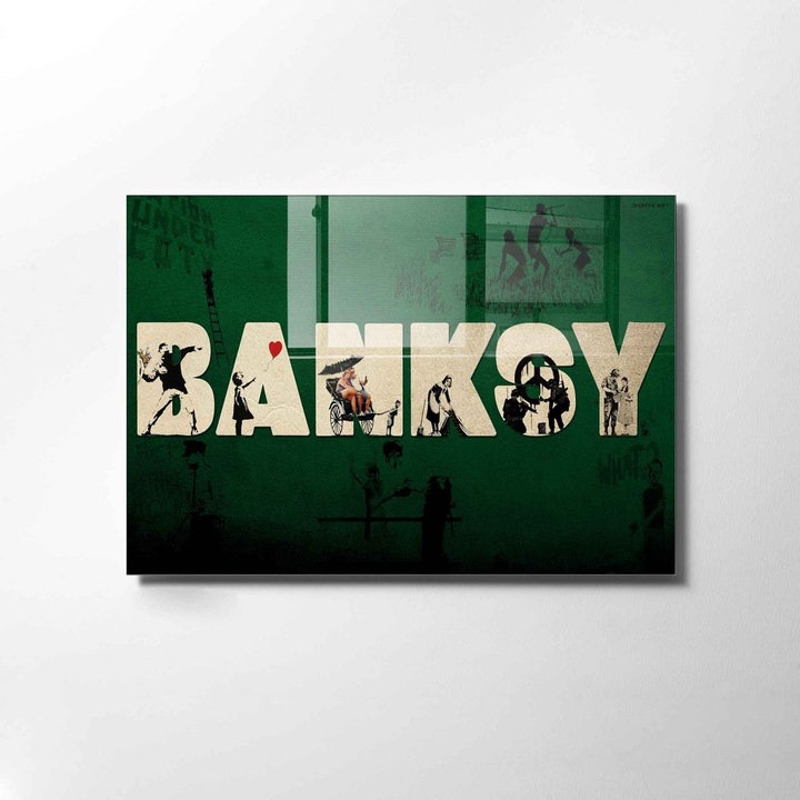 Dekoratív kép edzett üvegből, Wallity, 70x100cm, 4mm vastagság