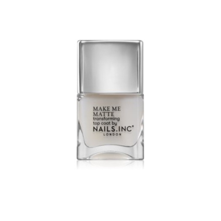 Lac de unghii Nails Inc. Better On Top Matte, uscare rapidă, multicolor, 14 ml