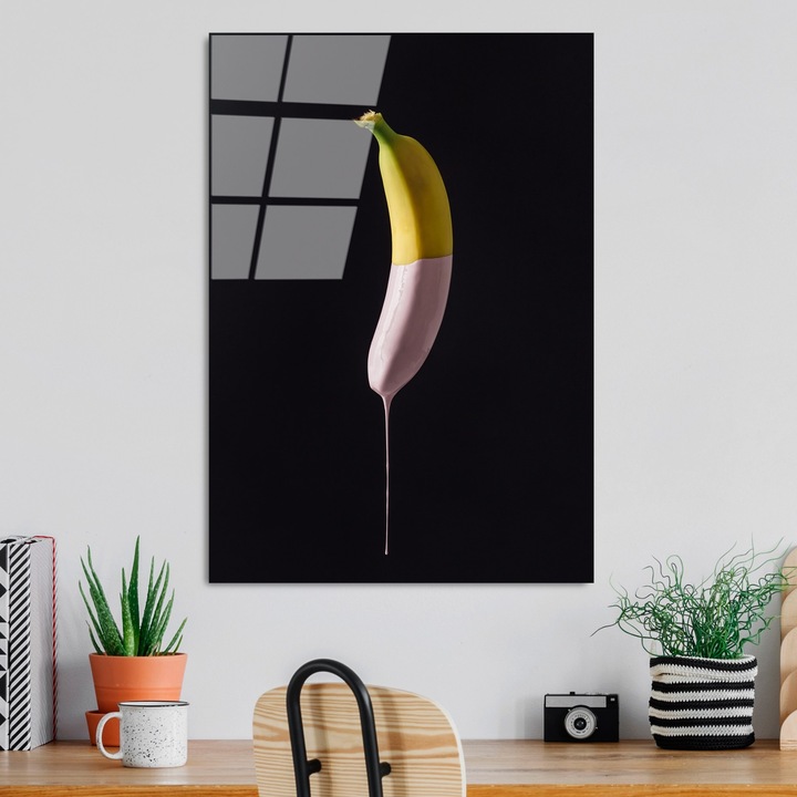 Декоративна картина от закалено стъкло, Wallity, 70x100см
