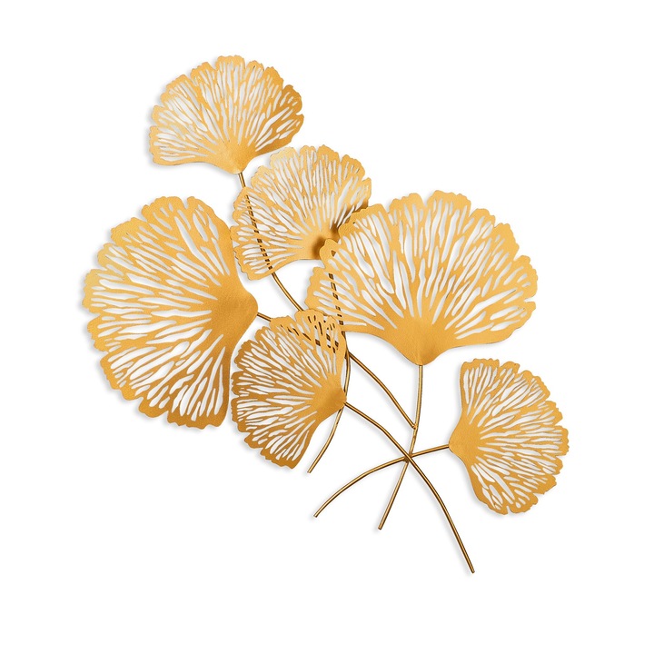 Dekoratív fém fali kiegészítő, Wallity, 58x75cm, kézzel készített