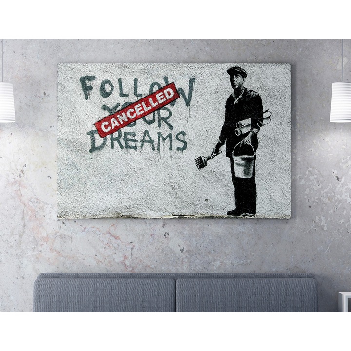 Dekoratív festmény, Wallity, 70x100cm, digitális nyomtatás, vászon, fakeret 2x3cm