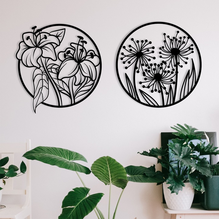 Dekoratív fémfestmény, Wallity, 100x50cm, 1,2mm vastagság