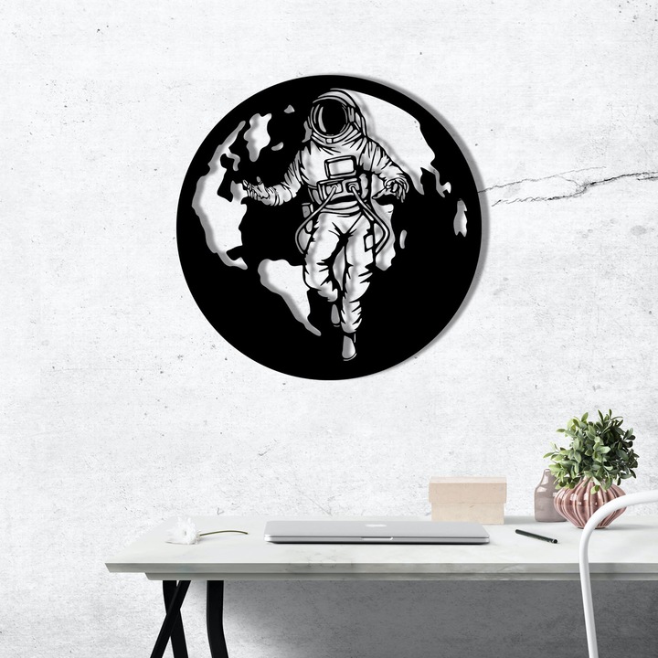 Dekoratív fém fali kiegészítő, Wallity, 61x61cm, vastagság 1,2mm