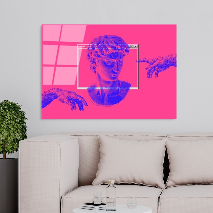 Декоративна картина от закалено стъкло, Wallity, 70x100см
