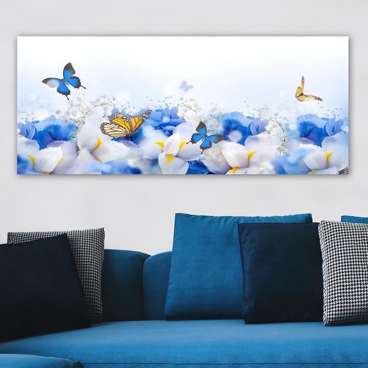 Dekoratív festmény, Wallity, 50x120cm, 100% vászon, 100% fa, vastagság 3cm