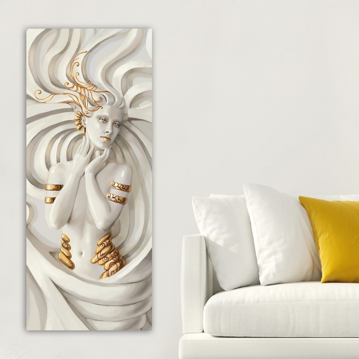 Dekoratív festmény, Wallity, 50x120cm, 100% vászon, 100% fa, vastagság 3cm