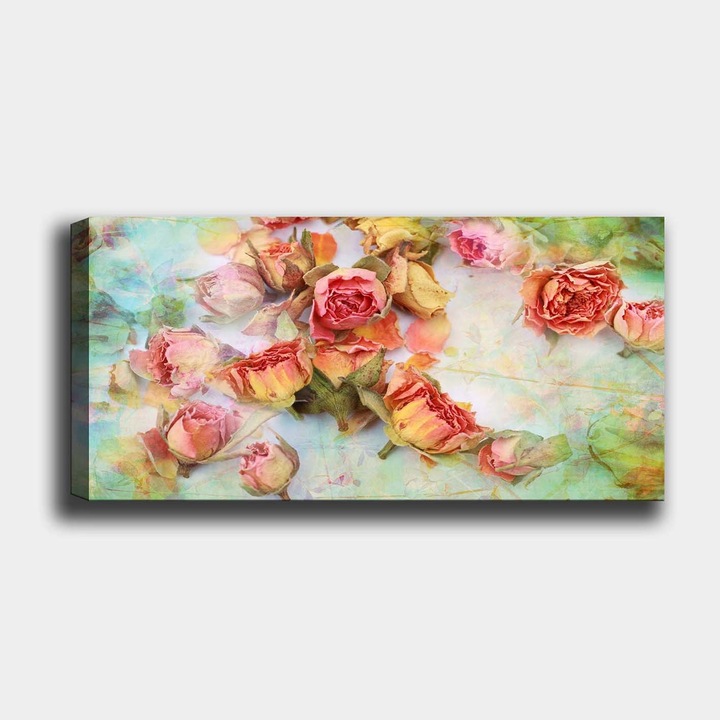 Dekoratív festmény, Wallity, 50x120cm, 100% vászon, 100% fa, vastagság 3cm