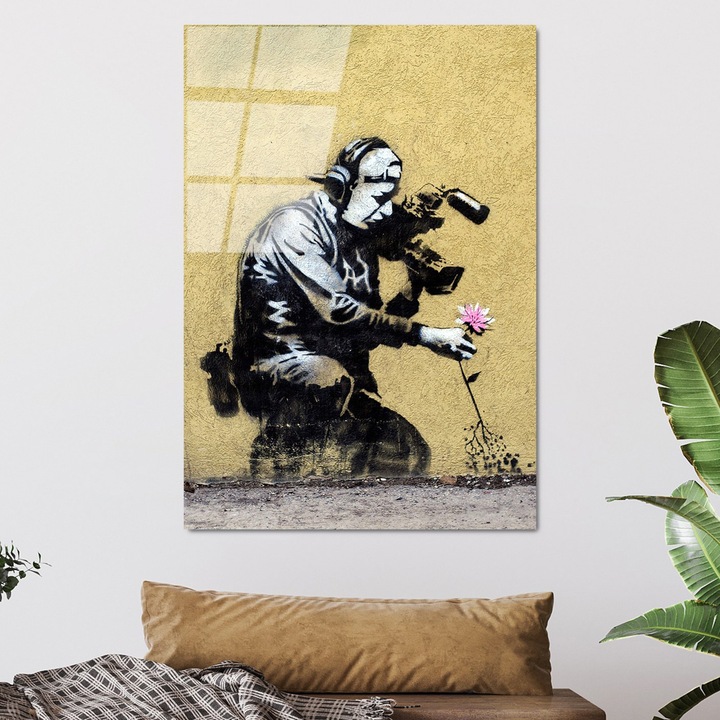 Edzett üveg festmény, Wallity, 45x65cm, 100% edzett üveg