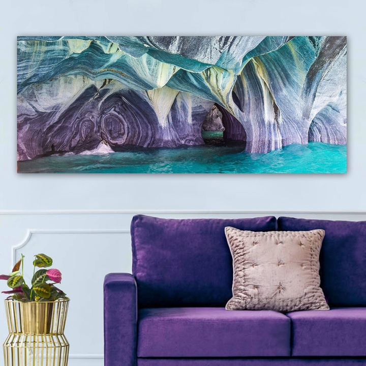 Dekoratív festmény, Wallity, 50x120cm, 100% vászon, 100% fa