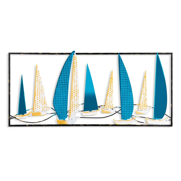 Dekoratív fém kiegészítő, Wallity, 40x90cm, kézzel készített