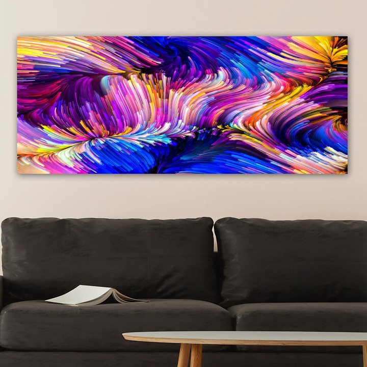 Dekoratív festmény, Wallity, 50x120cm, 100% vászon, 100% fa, vastagság 3cm