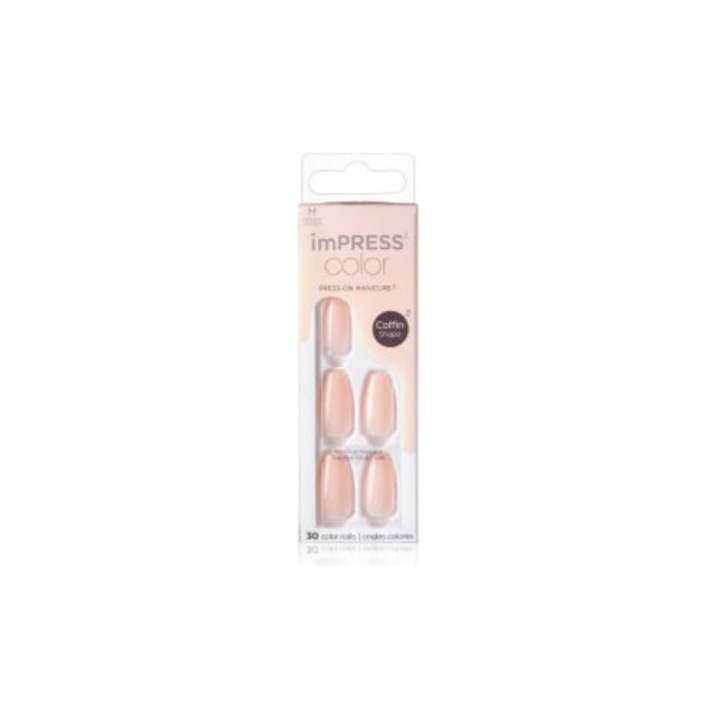 Lac de unghii Kiss Impress Color Medium Bubble Kiss set 30 buc, multicolor