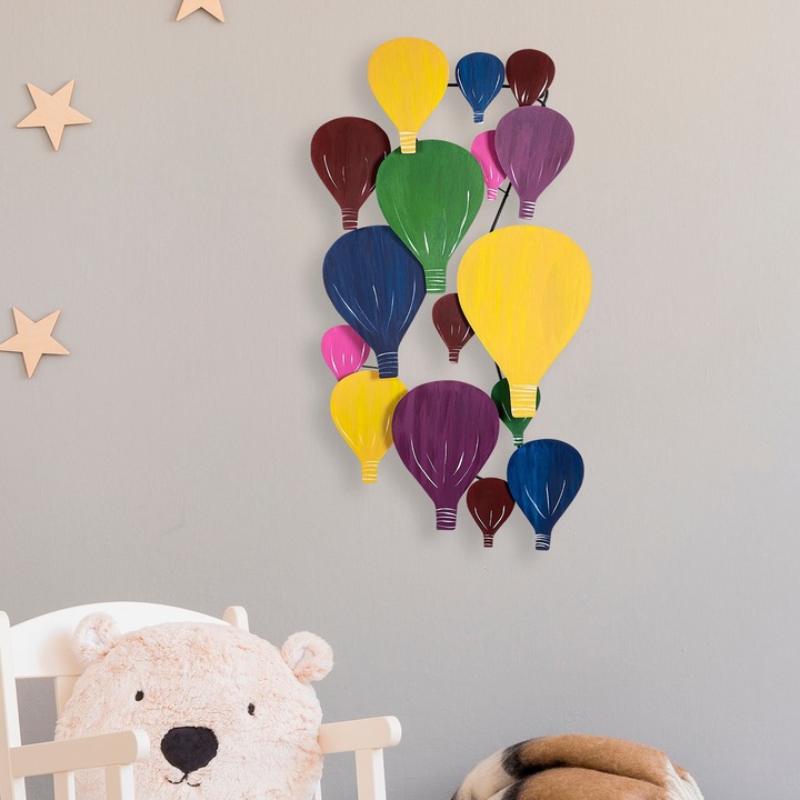 Dekoratív fém fali kiegészítő, Wallity, 53x100x7cm, 2.388kg