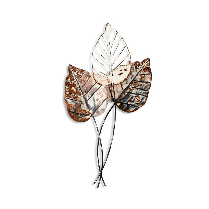 Dekoratív fali dekoráció, fémből készült, Wallity, 45x85cm, kézzel készített