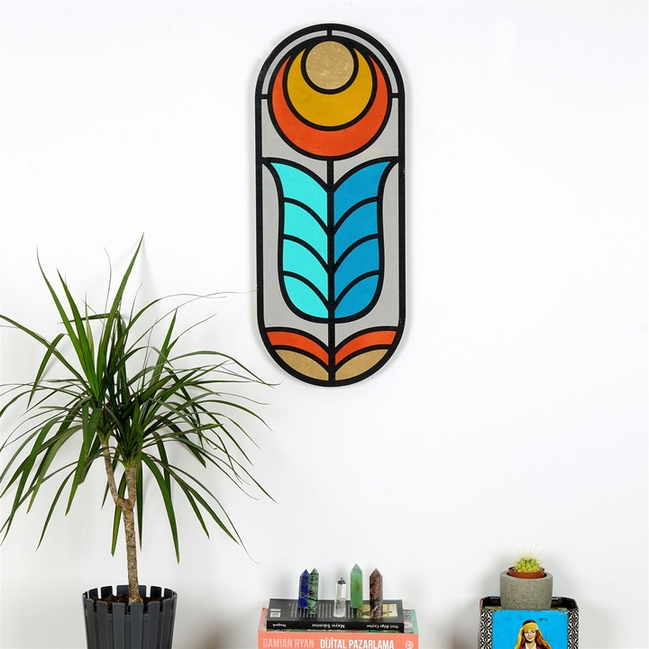 Dekoratív fali kiegészítő, Wallity, 53x22x2cm, melamin