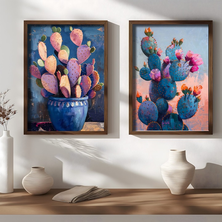 Dekoratív festmények, Wallity, 2 darabos szett, 35x47x3,5cm, MDF