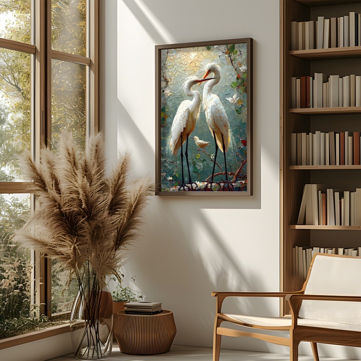 Dekoratív festmény MDF kerettel, Wallity, 50x70x3,5cm