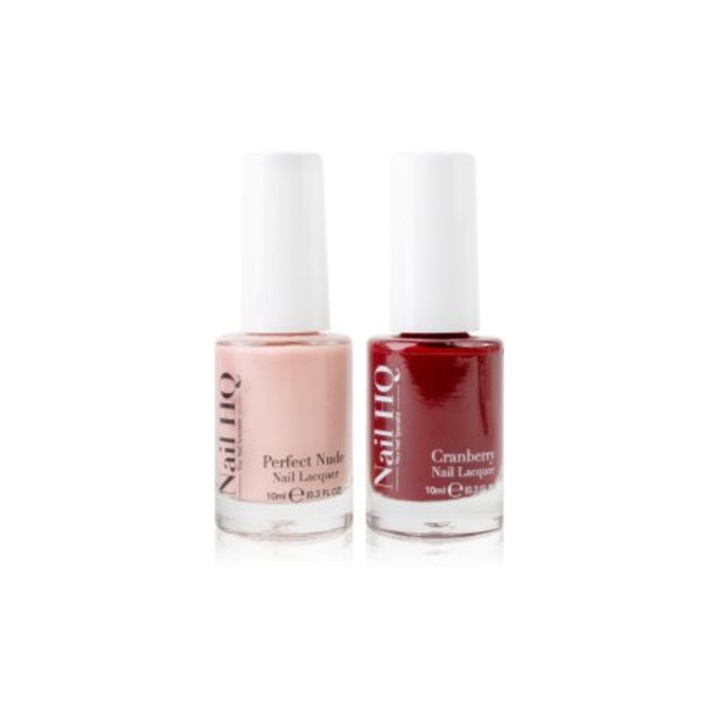 Set de lacuri de unghii Nail HQ, Cranberry Crush, multicolor