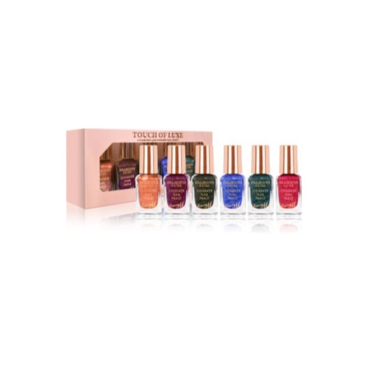 Set de lacuri de unghii Barry M, semipermanente, multicolor