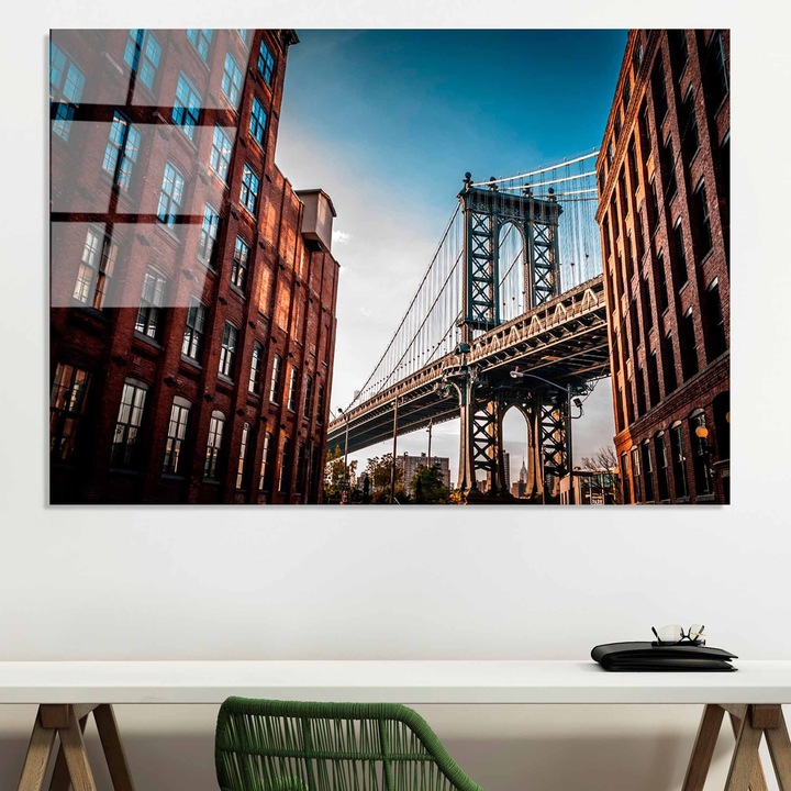 Декоративна картина от закалено стъкло, Wallity, 70x100см