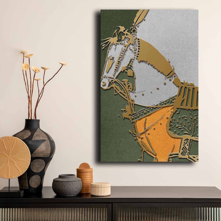 Dekoratív festmény, Wallity, 45x70cm, 100% vászon, fenyőfa