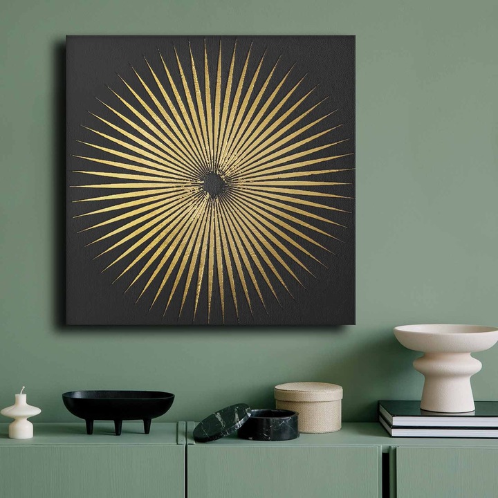 Dekoratív festmény, Wallity, 70x70cm, 100% vászon, fenyőfa