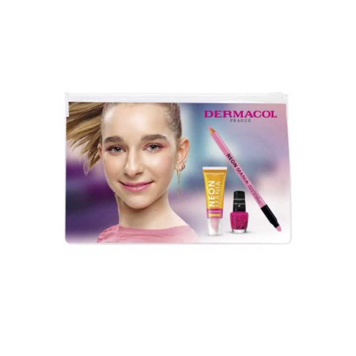Oja semipermanenta Dermacol, set cadou, multicolor