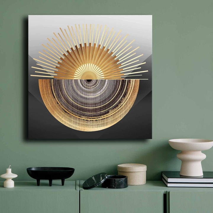 Dekoratív festmény, Wallity, 70x70cm, 100% vászon, fenyőfa