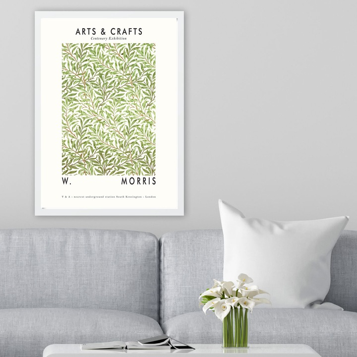 Dekoratív keretezett festmény, Wallity, 55x75cm, UV nyomat, 100% fa