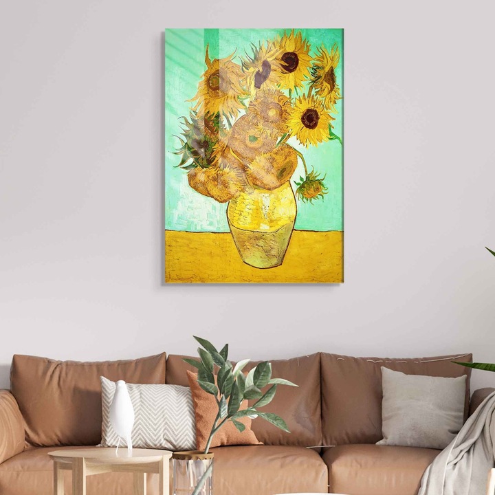 Dekoratív kép edzett üvegből, Wallity, 50x70cm