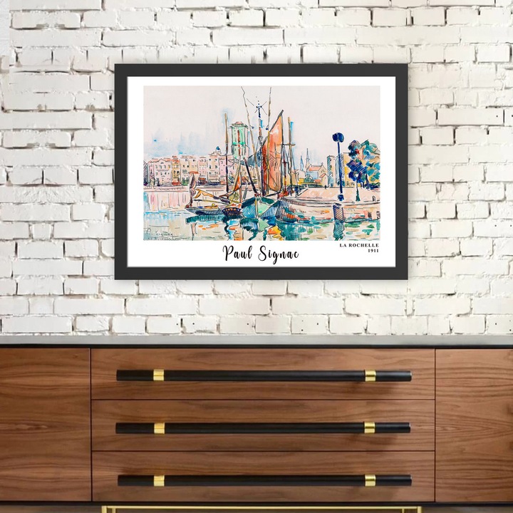 Dekoratív keretezett festmény, Wallity, 35x45cm, 100% fa, UV nyomat