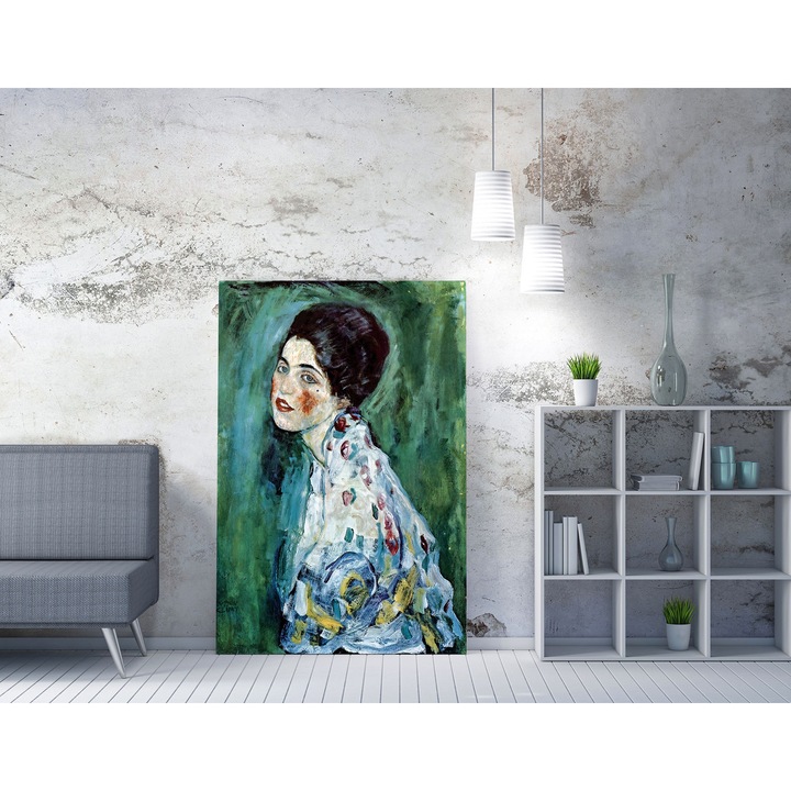 Tablou decorativ pe panza, Wallity, Gustav Klimt, 50x70cm, cadru din lemn 2x3cm