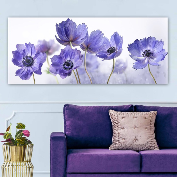 Dekoratív festmény, Wallity, 50x120cm, 100% vászon, 100% fa, vastagság 3cm