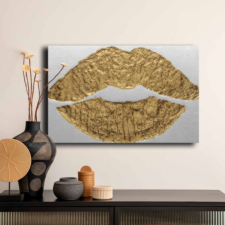 Dekoratív festmény, Wallity, 45x70cm, 100% vászon, fenyőfa keretben