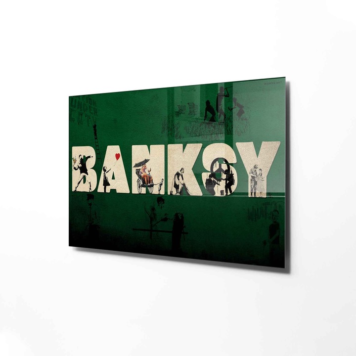 Dekoratív kép edzett üvegből, Wallity, 50x70cm