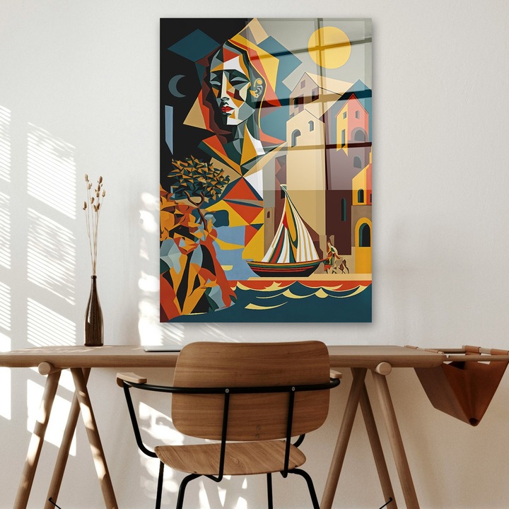 Dekoratív kép edzett üvegből, Wallity, 50x70cm, 4mm