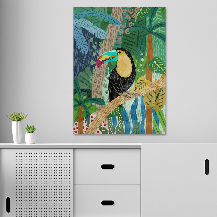 Edzett üvegfestmény, Wallity, 50x70cm, 4mm vastagság