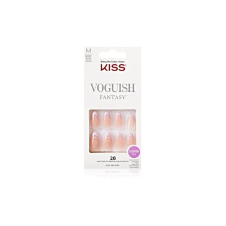 Oja semipermanenta Kiss Voguish Fantasy, set 28 buc, multicolor