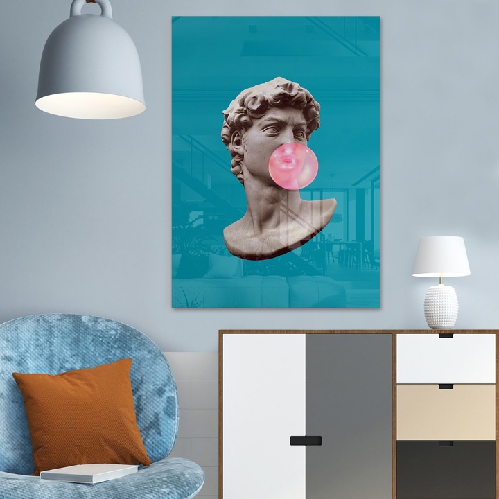 Dekoratív kép edzett üvegből, Wallity, 50x70cm