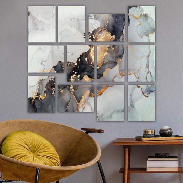 Dekoratív MDF festmények, Wallity, 12 darab, 20x15cm