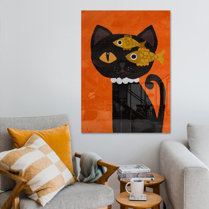 Edzett üvegfestmény, Wallity, 50x70cm, 4mm vastagság