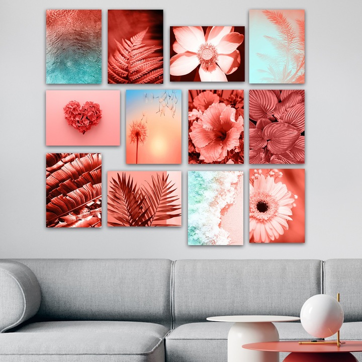 Dekoratív MDF festmények, Wallity, 20x15cm, 12 darabos készlet